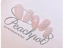 ピーチポット/シェラックシンプルアート5500円