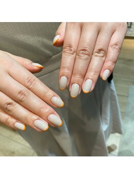 ネイルアルケー(Nail ARCHE)/おしゃれスキニーフレンチ