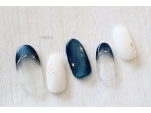 スリー 自由が丘(THREE)/冬の星空ネイル