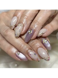 春のニュアンスネイル