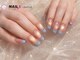 ネイリックス アヴェニール(NAILX avenir)の写真/【コンプレックスを魅力に】長さ出しで美しい指先へ！心ときめく秋ネイルで、指先からオシャレに☆