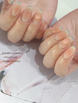 プライベート ネイルサロン マーマ(murmur)/チークネイル