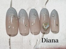 ディアナ ひたちなか高場店(DIANA)/定額ネイル　7700円　A-57