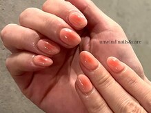 アンワインド ネイルアンドケア(unwind nails&care)/チークネイル