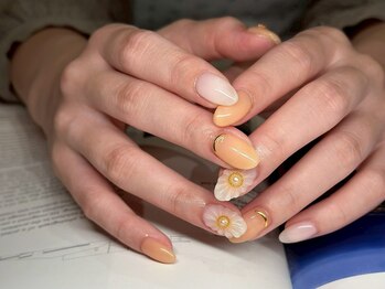 アース コアフュールボーテ 松本庄内店(EARTH coiffure beaute)/ぷっくりフラワー¥9500