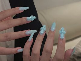 クロムハーツネイル透明バカラ