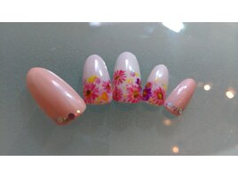 花柄ネイル