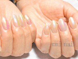 うるうるオーロラネイル