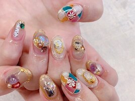 和風ニュアンスネイル