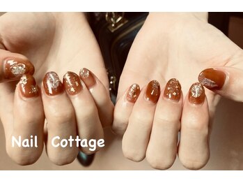 ネイルコテージ 新宿南口店(Nail cottage)/キラキラぷっくりニュアンス