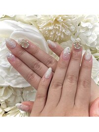 ワンカラーにパーツ♪