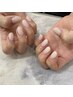 【ハンド】パラジェル★爪を痛めない☆ワンカラーorラメグラ ¥6800