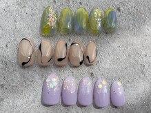 グロウ ネイル(GLOW×NAIL)/シンプル定額コース　2023年8月