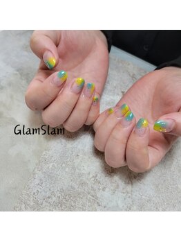 グラムスラム 福島店(GLAMSLAM)/塗りかけネイル♪