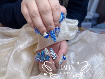 ハハ(HAHA)/アイドル推しネイル