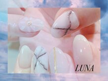 ネイルアンドまつ毛エクステ ルーナ 八王子店/☆大人の大理石ネイル☆