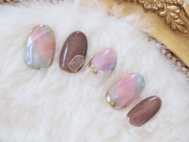 ふんわりニュアンスネイル