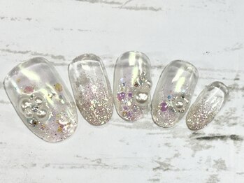 ビービーネイル(BB)/ラメグラデーションnail