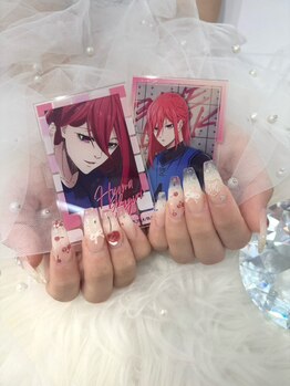 バベル 北堀江店(Babel)の写真/推しへの愛をギューっと爪に宿しましょう♪推しネイル・概念ネイルは当店にお任せを＊[北堀江/推し活]