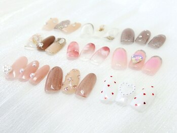 サロンドフェイス(Salon de Faith)の写真/高技術&デザイン性の高さで人気！持ち込み120分6000円～/アート込定額コ-ス6000円～☆成人式ネイルお早めに