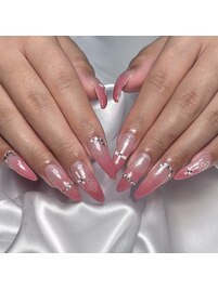 ピンク/グラデーション/春