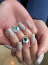スカルプネイル×定額コース