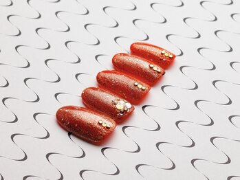 アデリー(ADELIAE)/【単色カラー】+ストーンアート