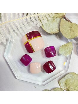 サロンR/ブロッキングネイル