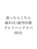 【眼精疲労/疲労回復/整い】クレイヘッドスパ 60分 13500→11,000