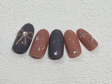 ネイルサロン ロゼプリュム/綺麗可愛いリボンネイル