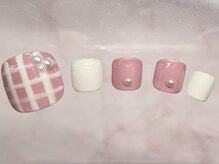 サローネ レジーナ(salone Regina)/春ネイル/フット/チェック