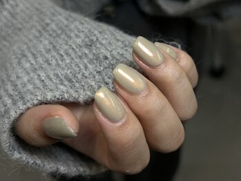 ヴィコ 堀江店(＋vico)/奥行きミラーネイル : moe