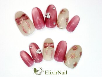 エリクサーネイル 渋谷(Elixir Nail)/定額cやり放題/クーポン使用