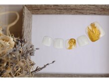 FASTNAIL松戸駅西口店【パラジェル/ジェルネイル専門/定額/マグネット/フットネイル】/フット　ミラーネイル【11696】