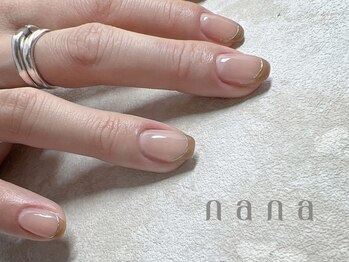 ナナ 白金高輪(nana)/細フレンチ 秋カラー