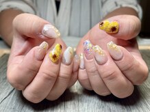 ビューティーエンジェル(Beauty Angel)/ひまわりネイル