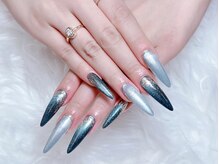 Mネイル/マグネットグラデーション