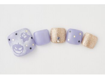 【フットネイル】ハロウィン