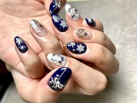 クリスマスネイル