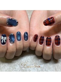 チェックネイル