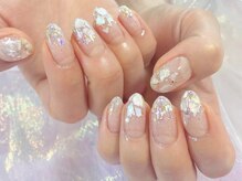 ミイネイル(Me nail)/シェルネイル/春ネイル