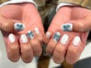 大人リボンパールカラードット