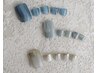 【素足になる季節に◎】フットネイル定額デザイン[甘皮ケア付]¥7700
