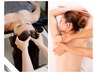 【睡眠ケア】自律神経を整える|肩・腰揉み+全身アロマ 90分 ¥11700