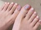 ネイルサロン ソル(NAIL Salon. Sol)の写真/豊富な種類のフットネイルで足元に華やかさをプラス！心躍るデザインで彩りを♪