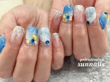 サンネイルズ(sun nails)の雰囲気（ケア、フォルムを重視した施術でキレイを長持ち!!なりたい爪先へ）