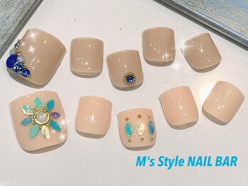 エムズスタイル ネイルバー(M's Style NAIL BAR)/フット定額5990円