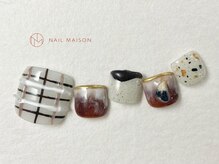 ネイルメゾン 梅田(NAIL MAISON)/冬チェックポップフット