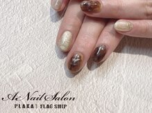エーネイルサロン プラーカ本店(A-Nail Salon)/ニュアンスチョコネイル