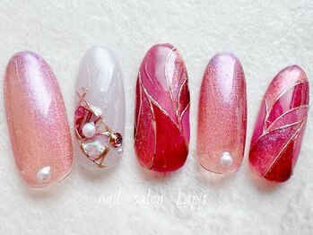 偏光ボルドーマグネット